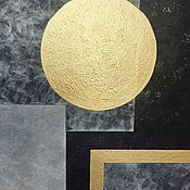 Картины и панно handmade. Livemaster - original item Panels: A circle in a square. Handmade.
