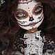 Авторская Кукла ручной работы в стиле Santa Muerte. Интерьерная кукла. Ольга Башкина. Интернет-магазин Ярмарка Мастеров.  Фото №2