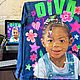 Портрет по фото джинсовая куртка роспись одежды Подарок девушке. Куртки. Ольга  (nigelolart). Ярмарка Мастеров.  Фото №5