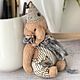 Слон тедди слоник ручной работы teddy elephant handmade. Тедди Зверята. LuckyBearsShop. Интернет-магазин Ярмарка Мастеров.  Фото №2