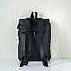 Order Leather backpack 'Moscow' black. uva. Livemaster. . Backpacks Фото №3