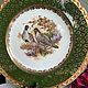Plate 'Grey partridges', porcelain, gilding, England. Vintage plates. Dutch West - Indian Company. Online shopping on My Livemaster.  Фото №2