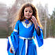 Dress elven Princess (turquoise-silver). Carnival costumes for children. Cheshire Cat. Online shopping on My Livemaster.  Фото №2