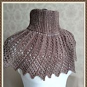 Аксессуары handmade. Livemaster - original item Shirt front with knitting needles 