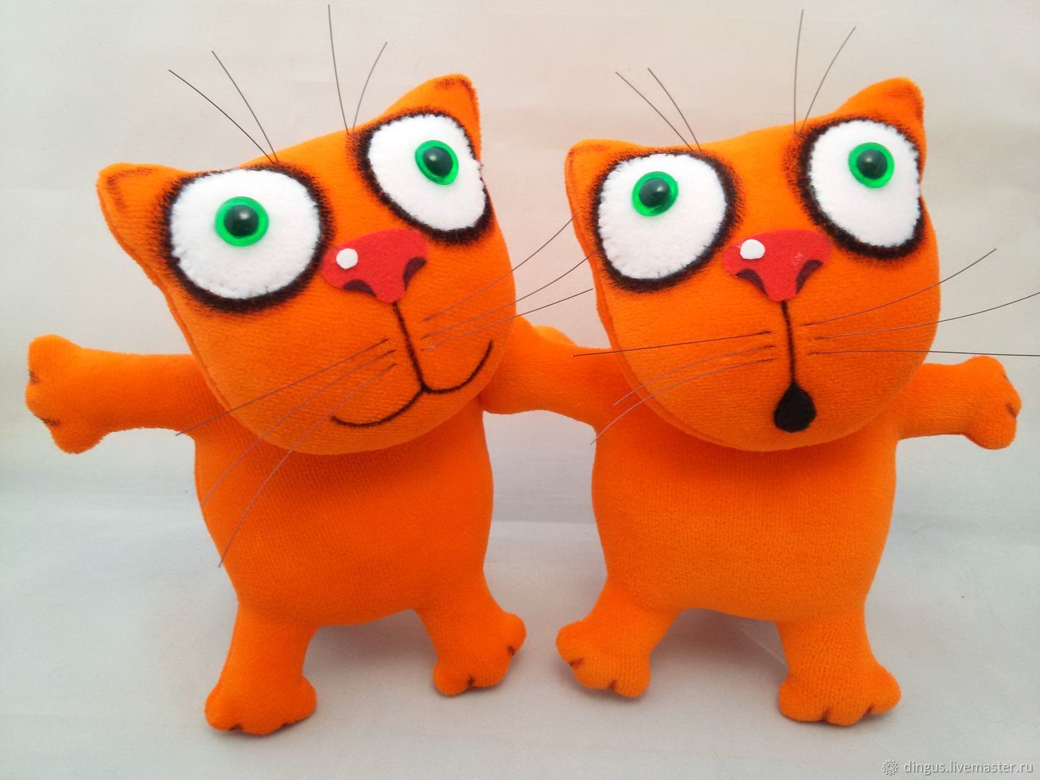 Plush Soft Toy Ginger Cat Fat Moveable Frame Seal On Livemaster With B05w7com Moscow