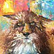 Fox, oil portrait on canvas, 20h20 cm. Pictures. myfoxyart (MyFoxyArt). Online shopping on My Livemaster.  Фото №2