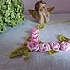 Knitted necklace Smell of roses, boho necklace, Necklace, Kiev,  Фото №1