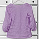 100% linen lavender boho blouse. Blouses. etnoart. My Livemaster. Фото №5