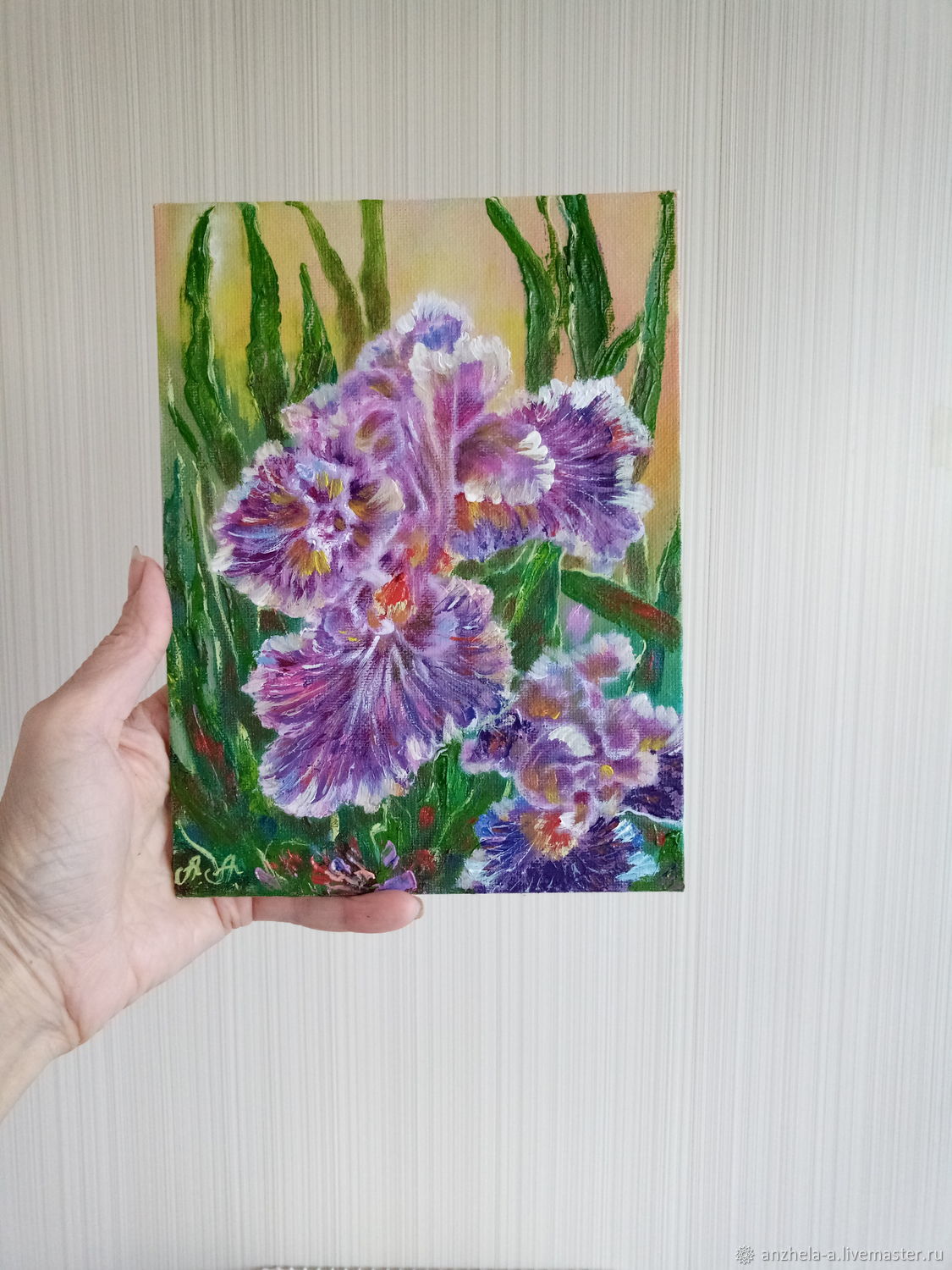 Iris oil on canvas, Pictures, Moscow,  Фото №1