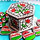 The gingerbread box is hexagonal. Gingerbread Birthday, Gingerbread Cookies Set, Rostov-on-Don,  Фото №1