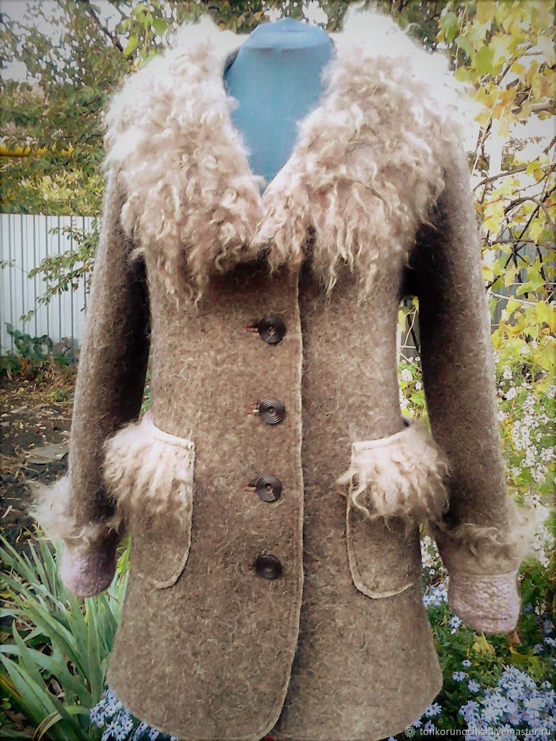 Felted coat 'October', Coats, Yeisk,  Фото №1