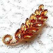 Винтаж: Ожерелье Золотая магия,Trifari,США,50ые годы,чокер,винтажное украшение