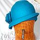 Hat felted ' Depth..!'. Hats1. Nadezda-L. Online shopping on My Livemaster.  Фото №2