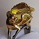 Golden Panther ring with citrine, Ring, Voronezh,  Фото №1