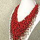 Red Parfait. Necklace of red coral. Necklace. ms. Decorator. Online shopping on My Livemaster.  Фото №2