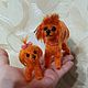ON SALE Poodles-miniature 4 and 9 cm, crocheted, Miniature figurines, Surgut,  Фото №1
