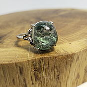 Украшения handmade. Livemaster - original item Ring with lodolite Underwater world separable2. Handmade.