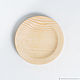 Set of cedar wooden plates 3 pcs. (19 cm) TN40. Plates. ART OF SIBERIA. My Livemaster. Фото №6