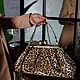 Леопардовая кожаная лаковая сумка лакированная кожа с принтом леопард, Классическая сумка, Москва,  Фото №1