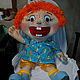 Redhead-Ginger-Freckles. Doll speech therapy. Stuffed Toys. teatr.tati. Online shopping on My Livemaster.  Фото №2