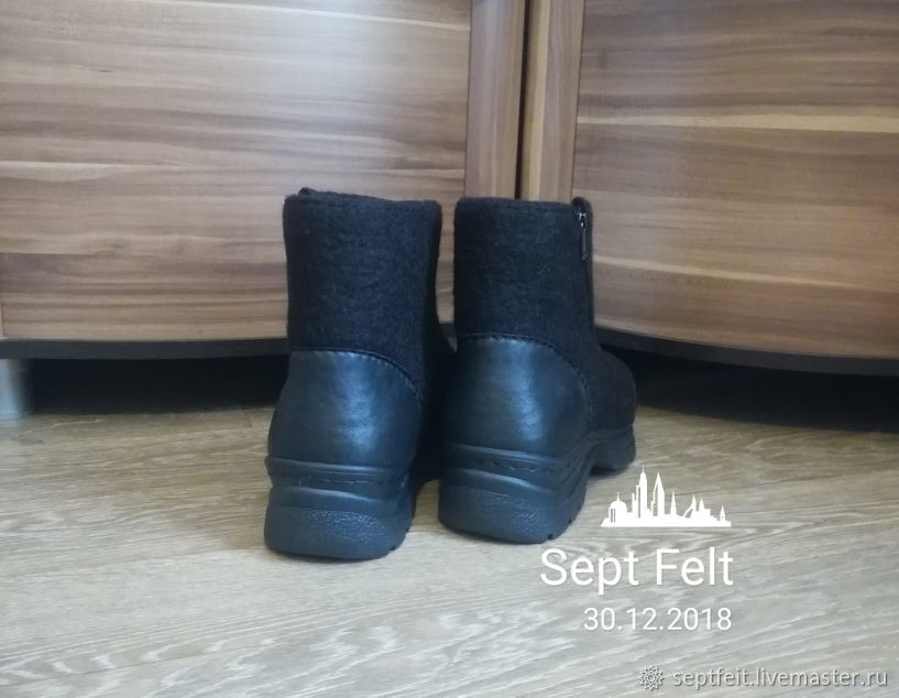 "МУЖСКАЯ КЛАССИКА-45" Ботинки мужские цельно-валяные в интернет ...