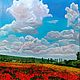 Oil Painting Field with Poppies Red Flowers, Pictures, Novokuznetsk,  Фото №1