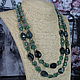 Necklace made of natural stones ( jade, aventurine, jasper). Necklace. Magic box. Online shopping on My Livemaster.  Фото №2