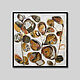 Jazz painting of autumn leaves (brown, red), Pictures, St. Petersburg,  Фото №1