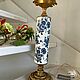Blue Flower lamp, France. Vintage interior. Dutch West - Indian Company. Online shopping on My Livemaster.  Фото №2