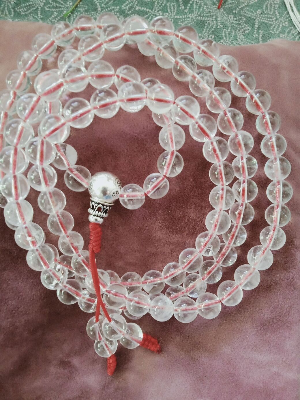 Буддийские четки из горного хрусталя, 108 – заказать на Ярмарке ...