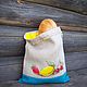 Lemon-berry linen bread bag. Bags. Natali Migurskaya. My Livemaster. Фото №4