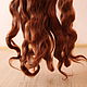 Hair for dolls is natural. ( Cinnamon) Curls curls for dolls. Doll hair. Hair and everything for dolls. My Livemaster. Фото №4