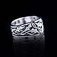 Ring with holly leaves and Celtic pattern, Rings, Moscow,  Фото №1