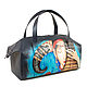 Sports bag' Mangaka'. Sports bag. Pelle Volare. Online shopping on My Livemaster.  Фото №2