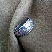 Винтаж handmade. Livemaster - original item Vintage rings: Silver ring. Handmade.
