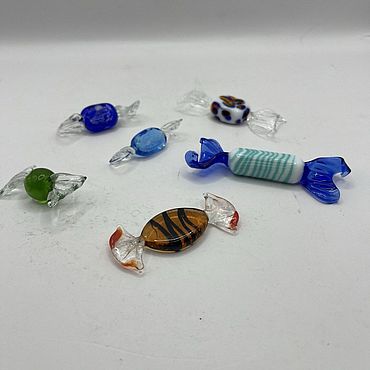 Винтаж ручной работы. Ярмарка Мастеров - ручная работа Винтаж: Декоративные конфеты ручной работы (6 шт.). Италия. 2784. Handmade.