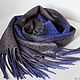 Men's felted scarf Night Sky, Scarves, Moscow,  Фото №1