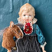 Интерьерная кукла: Наполеончик и конь Маренго
