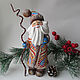 Santa Claus wooden 'Fairy pattern', Ded Moroz and Snegurochka, Roshal,  Фото №1