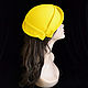 Yellow yoke. Hats1. Novozhilova Hats. My Livemaster. Фото №4