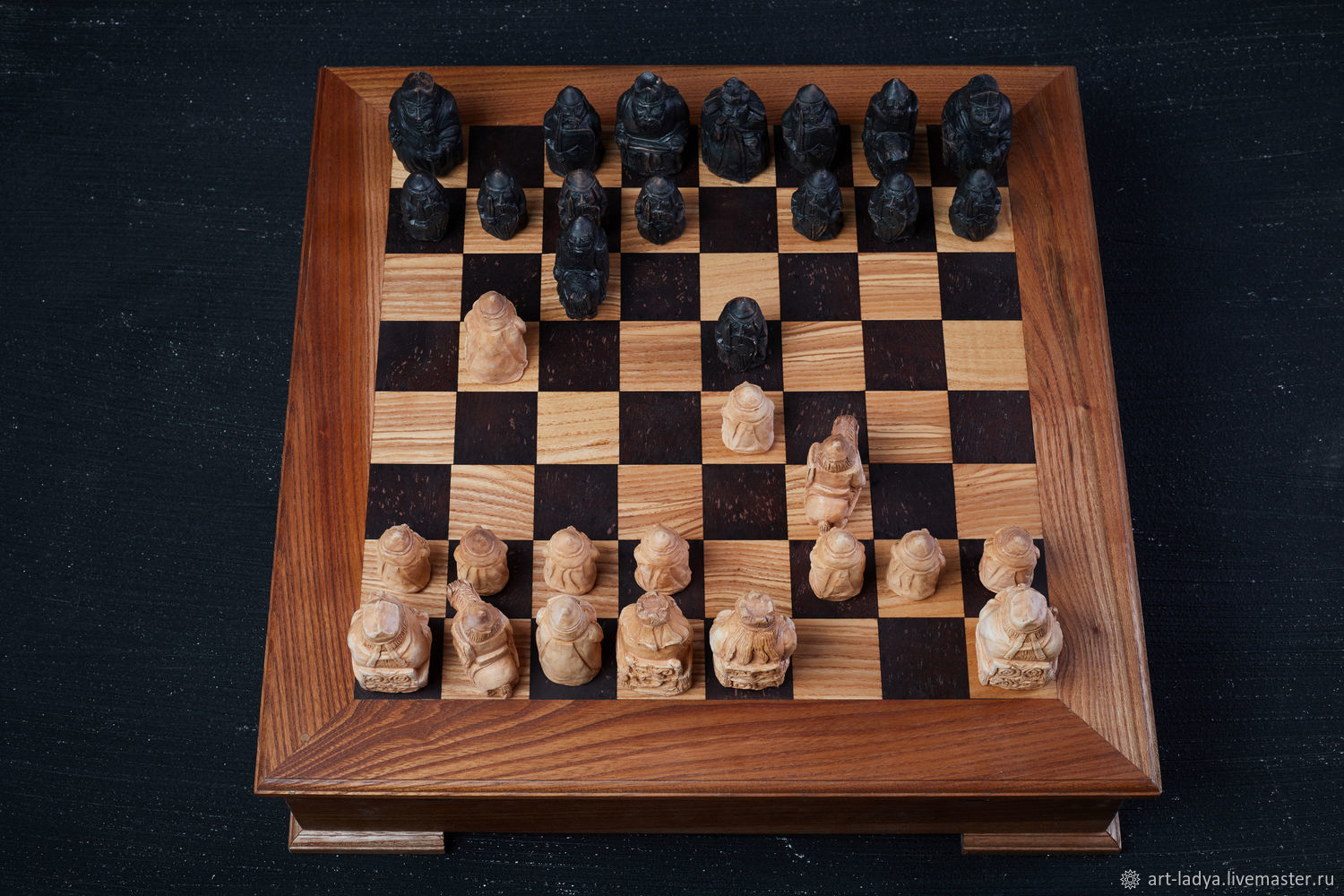 Изображение шахматной доски и фигур на Острове Льюис