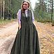 Сарафан вельвет в наличии длинный с карманами бохо. Сарафаны. SVЭRO dress. Ярмарка Мастеров.  Фото №6