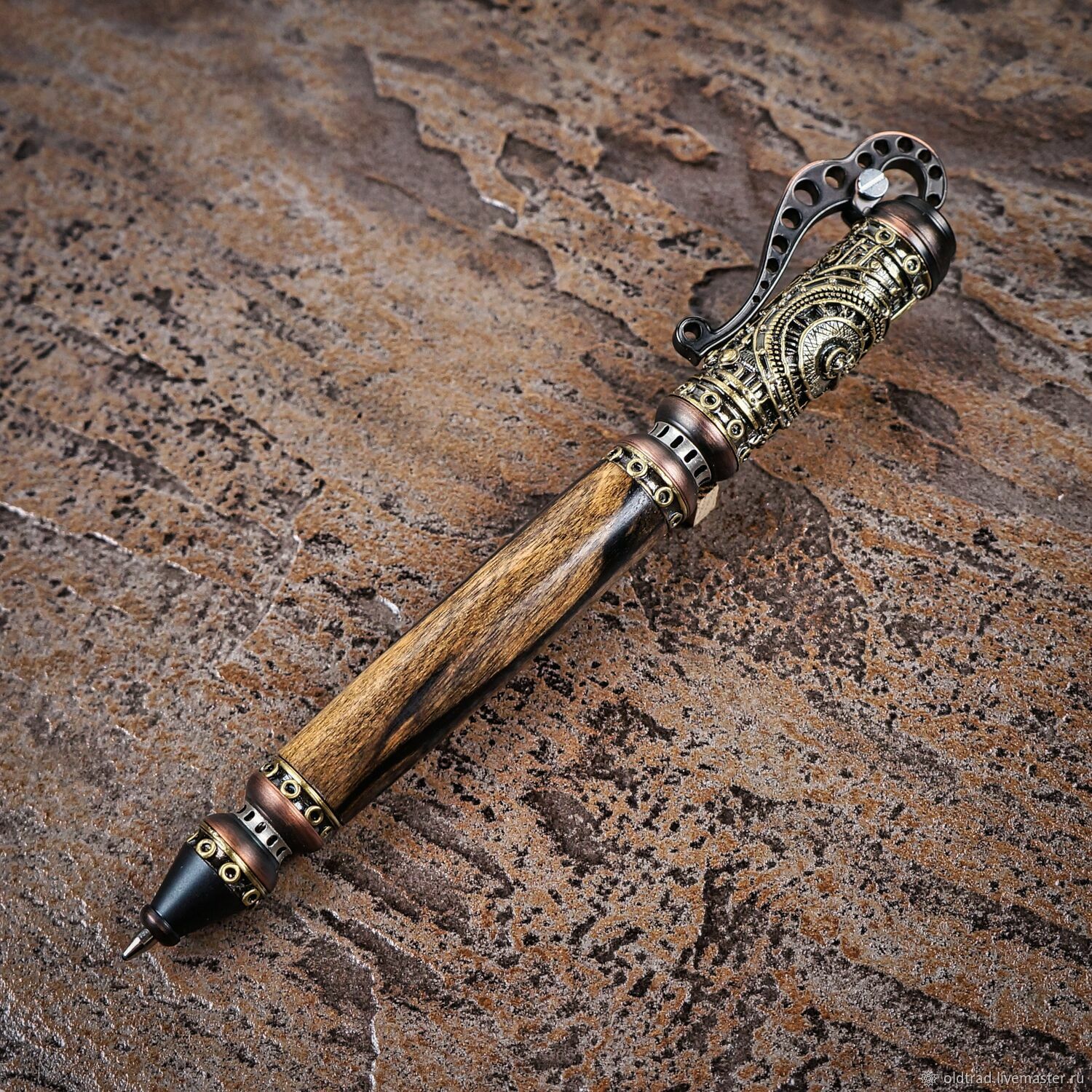 Ручка в стиле Стимпанк из Лунного эбена ручной работы в интернет ...