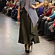Long and wide skirt and silhouette with imitation smell on the lining, Skirts, St. Petersburg,  Фото №1