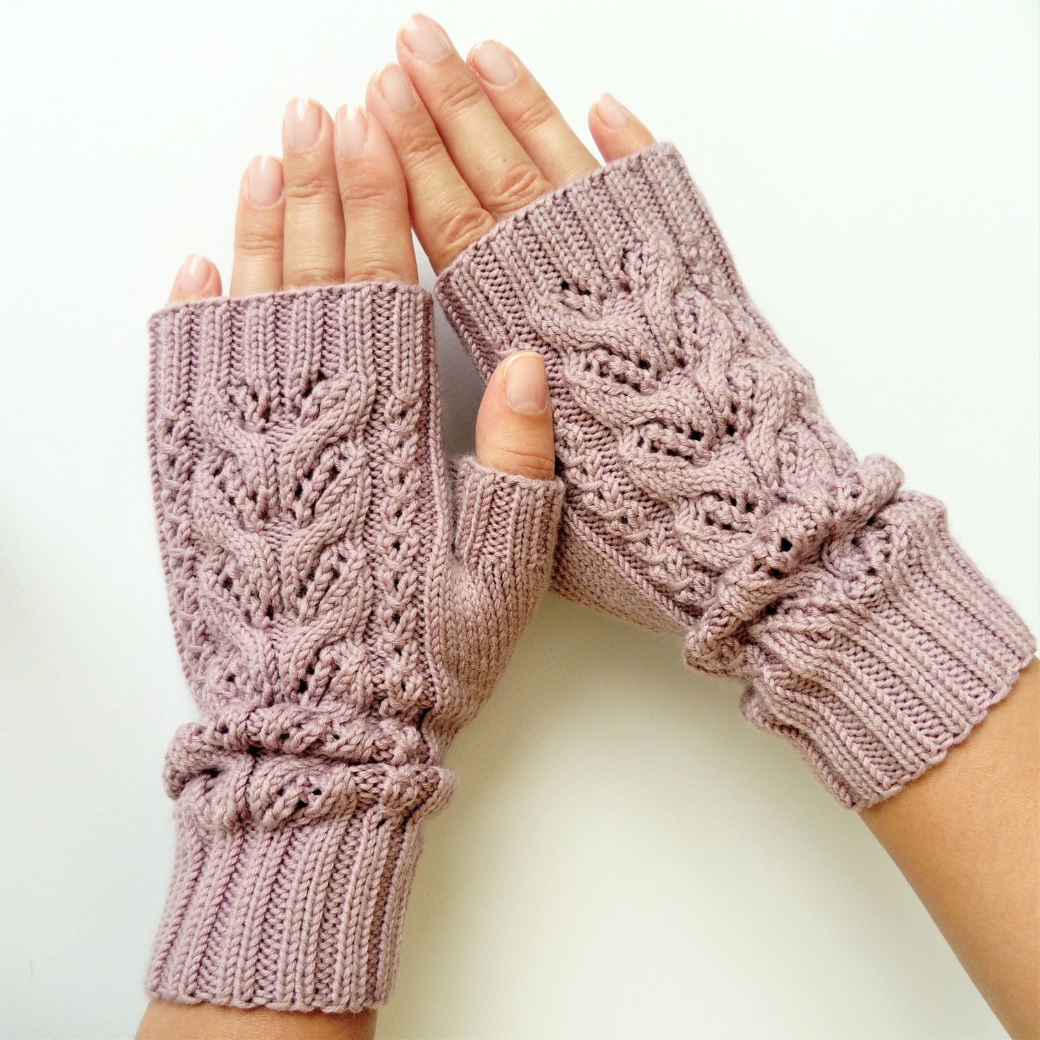 Митенки "Парижанка" цвет античная роза (мериносовая шерсть) в интернет ...