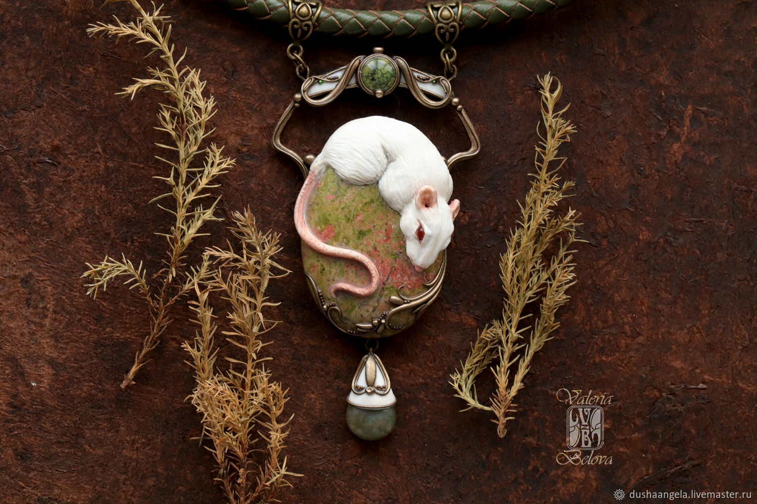  ' Somnolentus rat' animal, modern, Necklace, Vladimir,  Фото №1