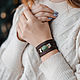 Textile leather bracelet with aventurine, Textile bracelet, Cheremshanka,  Фото №1