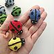 Set of Rainbow Ladybugs Finger Toy Elastic Band Toy. Play sets. sunnytoys-gifts. Online shopping on My Livemaster.  Фото №2