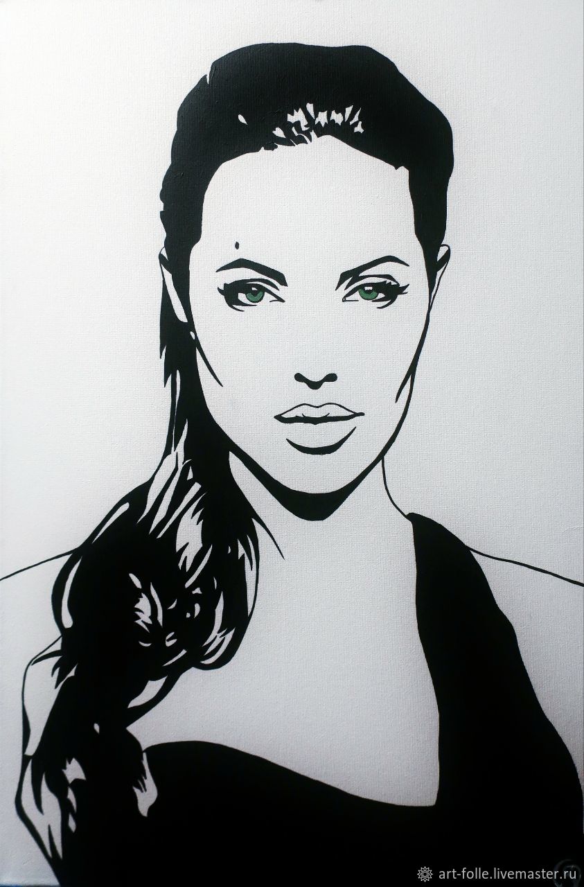 Анджелина Джоли картина