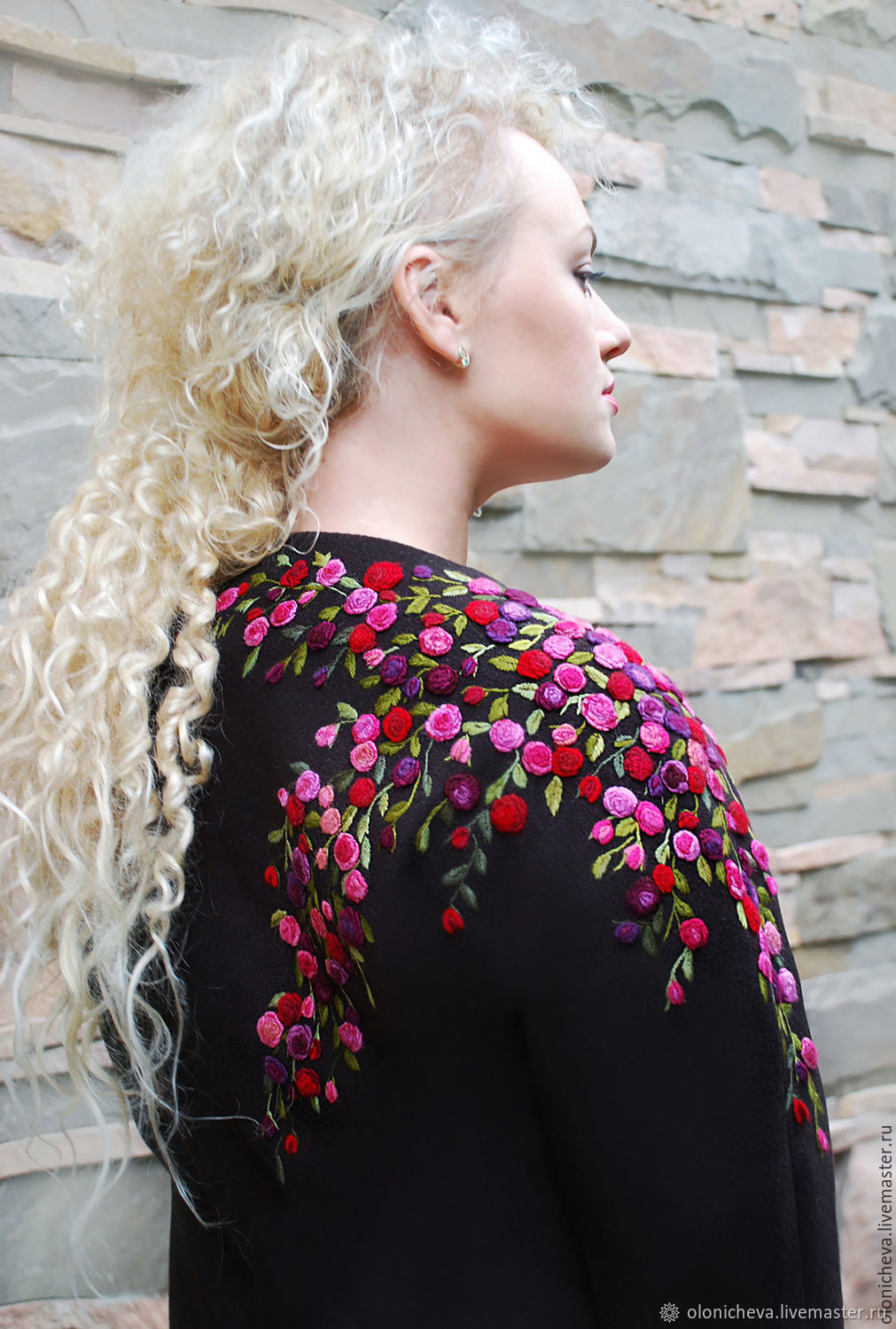 embroidered suit jacket